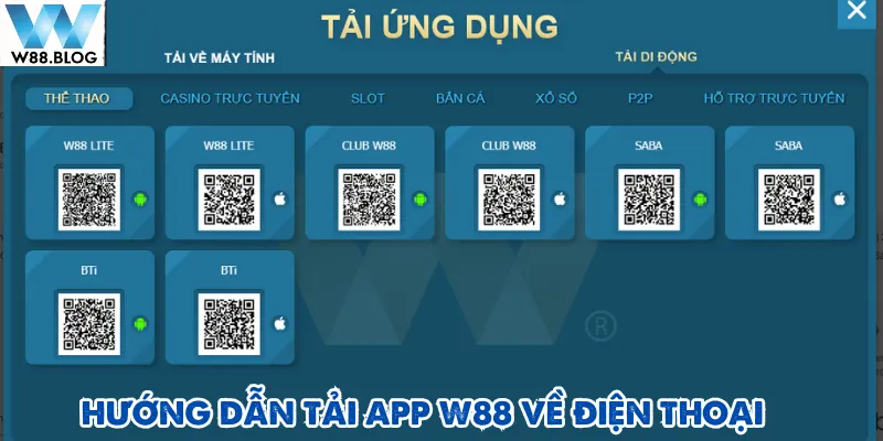Tải app W88 1 Việc tải app W88 về thiết bị Android vô cùng đơn giản và nhanh chóng